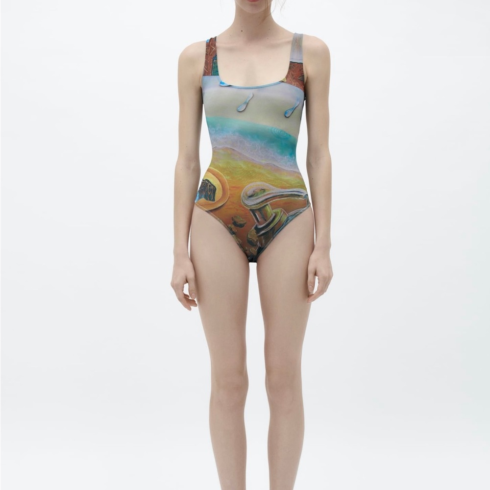 BNWT ZARA LARISSA DE JESES NEGRON PRINT BODYSUIT SZ SM